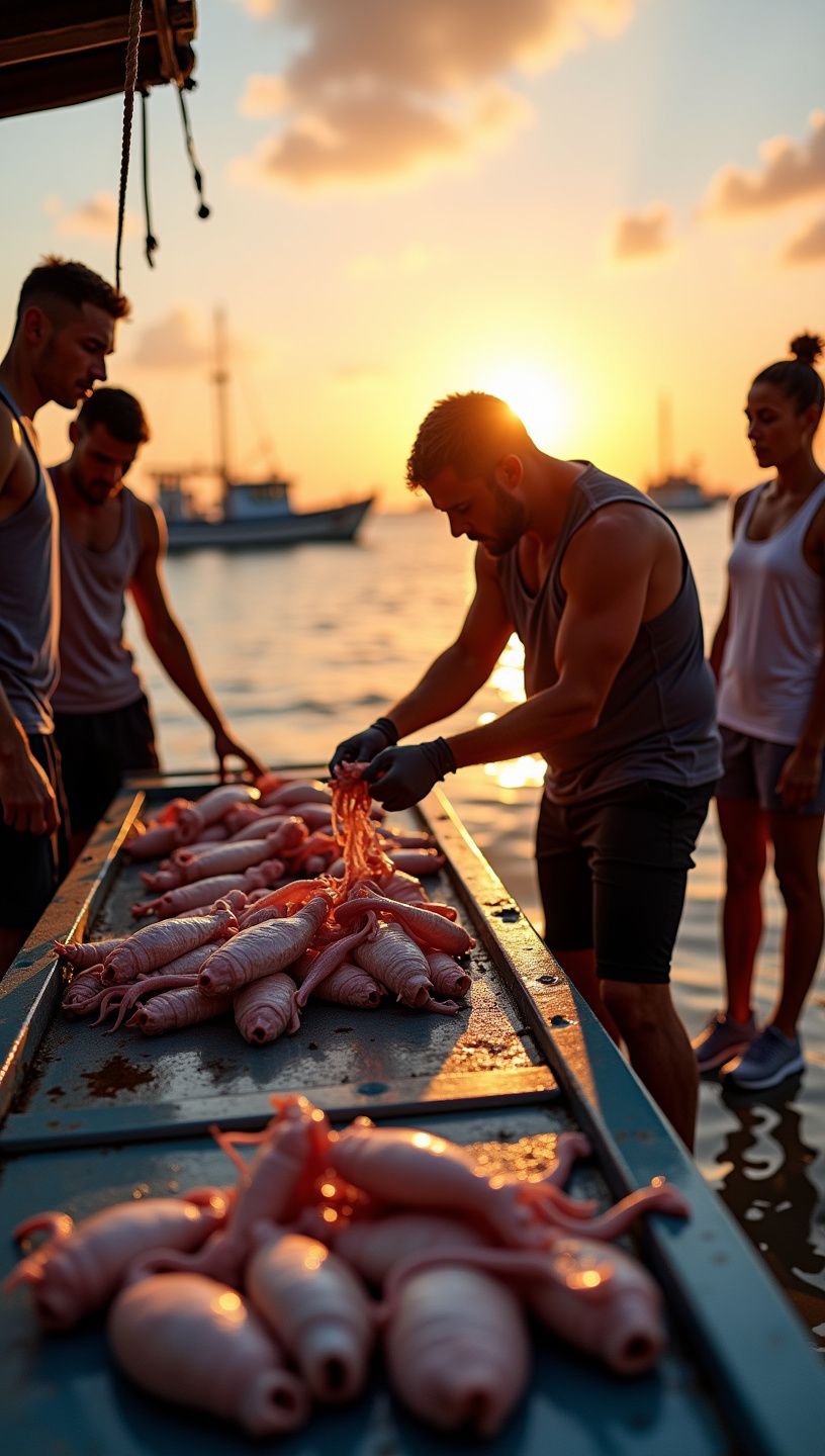 Καλαμάρι γεμιστό με ρύζι και μυρωδικά